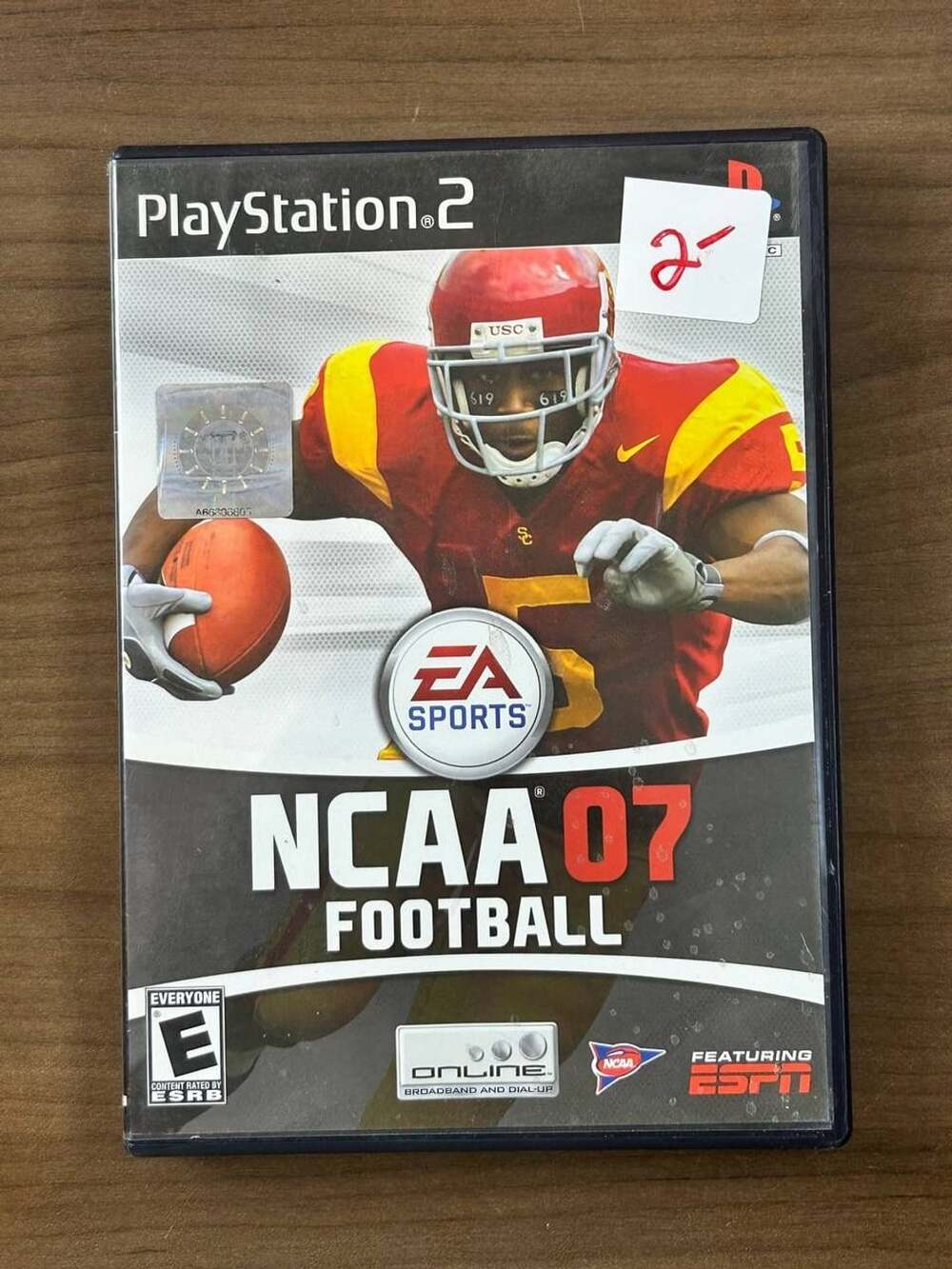 NCAA Football 07 Sony PlayStation 2 PS2 2006 EA Sports Game w/ Manual & Case